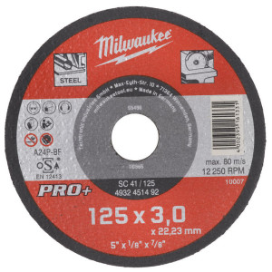 Milwaukee řezný kotouč na kov PRO+ SC 41/125