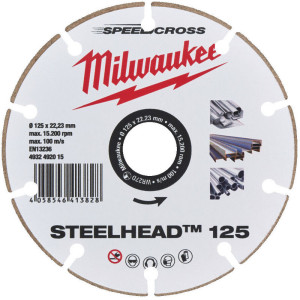 Diamantový kotouč MILWAUKEE STEELHEAD – 125 mm 