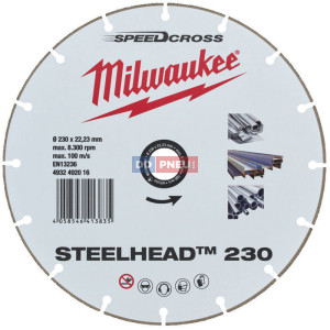 Diamantový kotouč MILWAUKEE STEELHEAD – 230 mm  Diamantový kotouč MILWAUKEE STEELHEAD – 230 mm