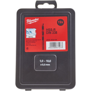 Sada vrtáků na kov MILWAUKEE HSS – 19 ks
