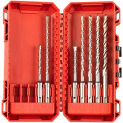 Sada dvoubřitých vrtáků SDS Plus M2 – 7 ks