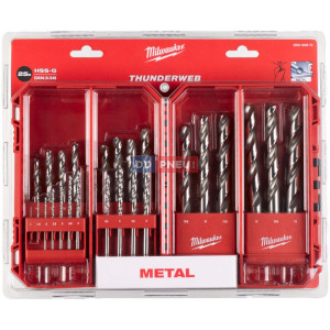 Sada vrtáků MILWAUKEE THUNDERWEB HSS-G – 25 ks Sada vrtáků MILWAUKEE THUNDERWEB HSS-G – 25 ks
