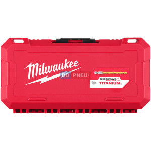 Sada vrtáků do kovu MILWAUKEE RED HEX HSS-G TiN – 25 ks