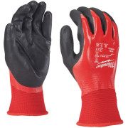 Rukavice MILWAUKEE s povrchovou úpravou proti vodě a olejům – stupeň proříznutí 1