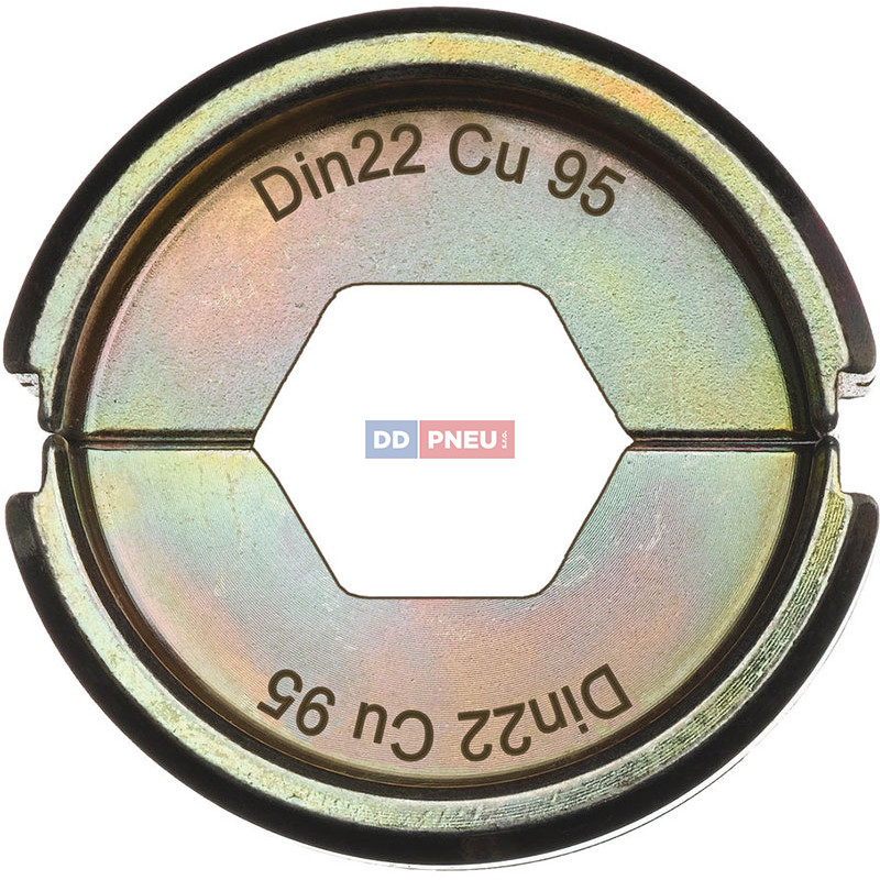 Krimpovací čelisti DIN pro kompresní měděné kabely a spojky 6-300 mm