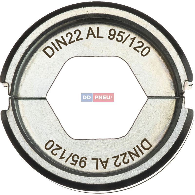 Krimpovací čelisti DIN Al pro kompresní kabely a konektory 16-300 mm