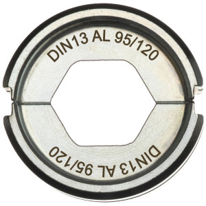 Krimpovací čelisti Milwuakee DIN hliník pro kompresní kabely a konektory 16-300 mm