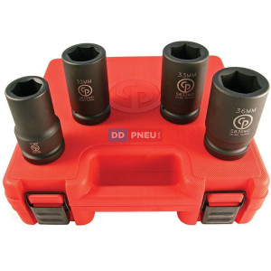 Sada metrických hlavic 1" Chicago Pneumatic SS814D – 4ks