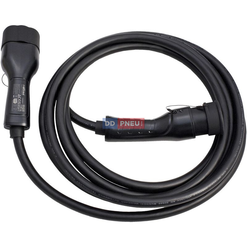 Nabíjecí kabel pro elektromobily Roline Typ2, 3x 32A, 22 kW, 5 metrů