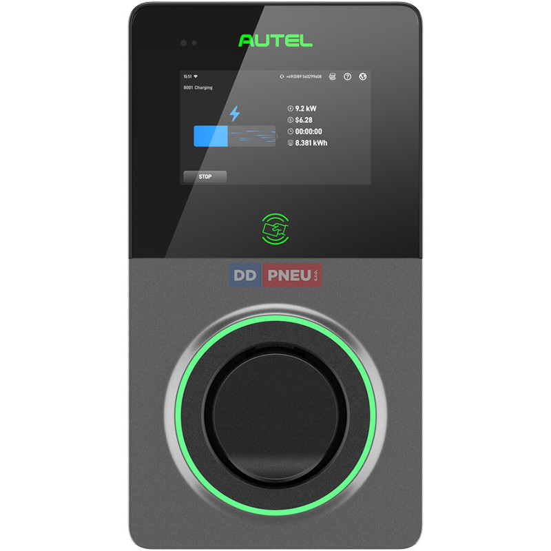 Nabíječka elektromobilů Autel Maxicharger AC SINGLE 7/22 KW 3x32A 4G LCD tmavě šedá + kabel