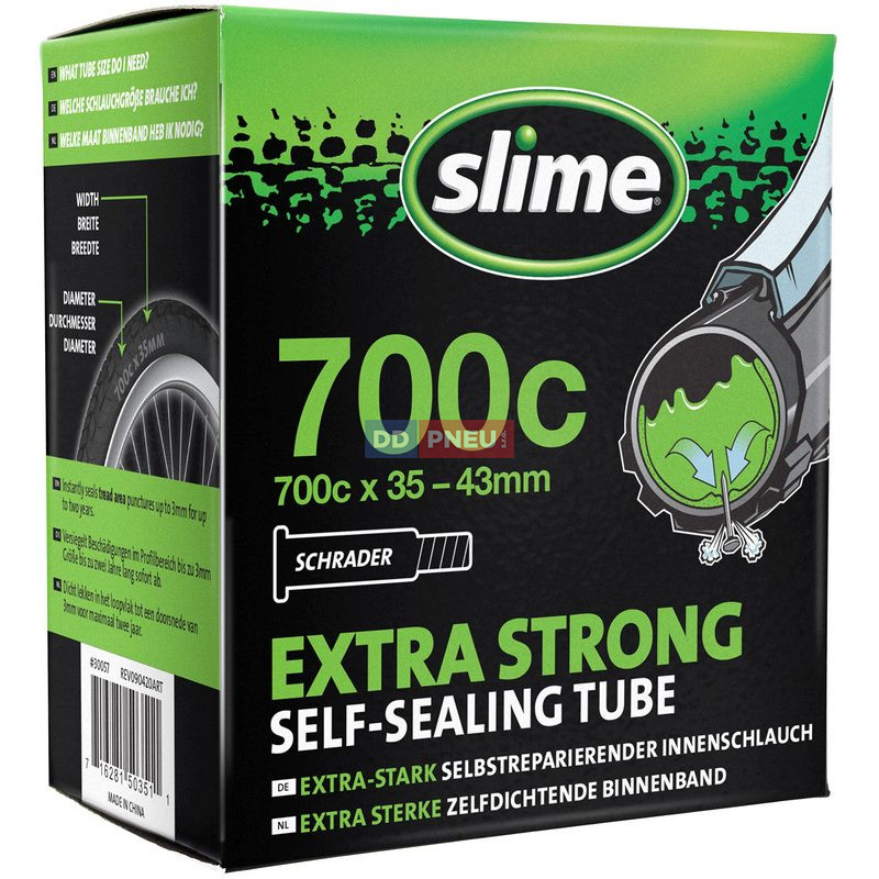 Duše Slime Standard – 700 x 35-43, schrader ventil