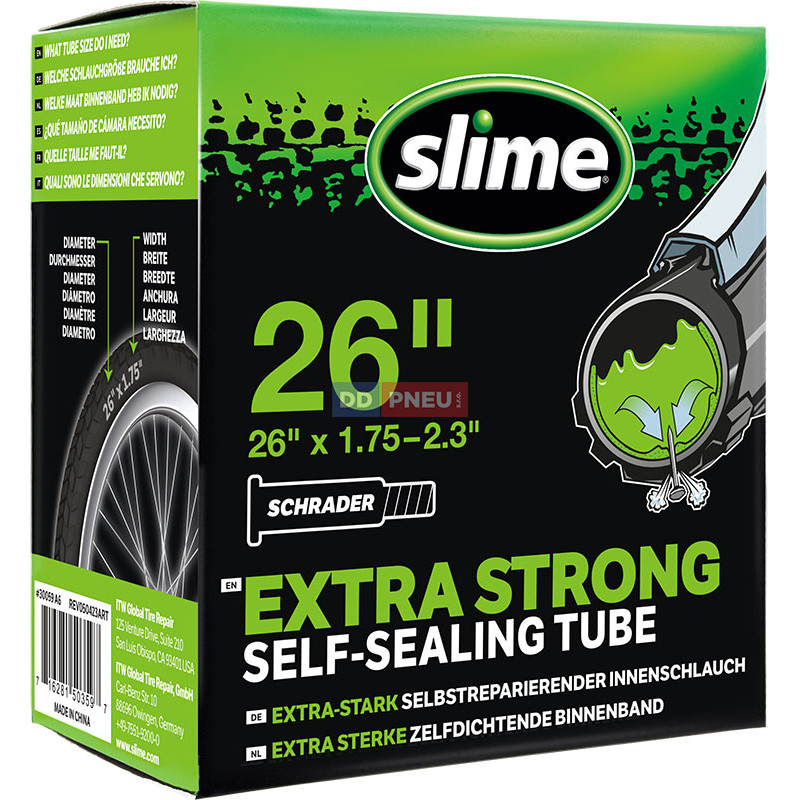 Duše Slime Standard – 26 x 1,75-2,125, AV ventil
