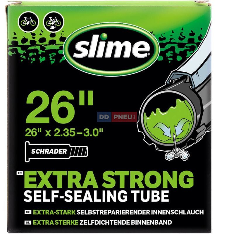 Duše Slime Extra zesílená – 26 x 2,35-3,0, AV ventil