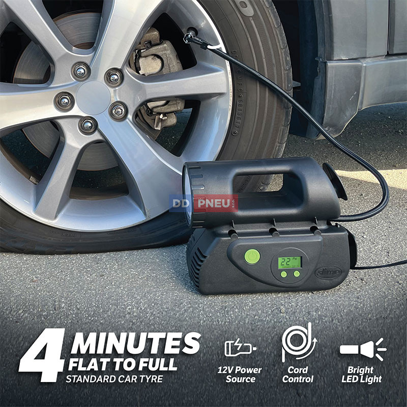 Kompresor Slime Deluxe Digital Tyre Inflator s příslušenstvím