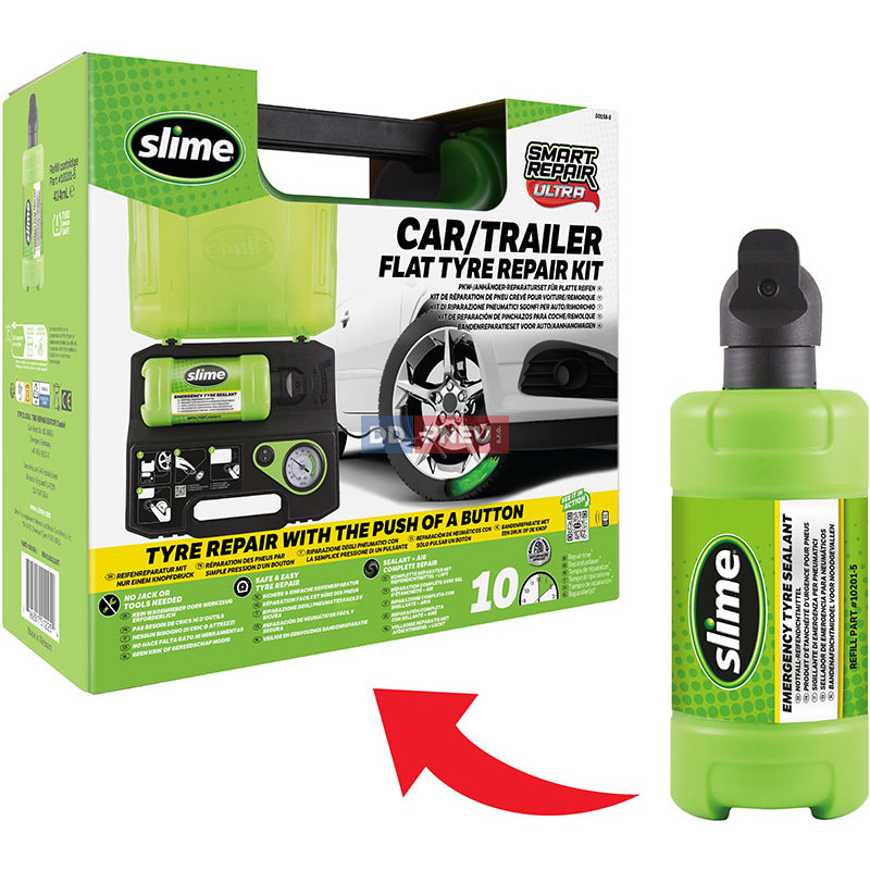 Náhradní náplň pro Slime Smart Repair Ultra pro osobní auta a přívěsy – 414ml
