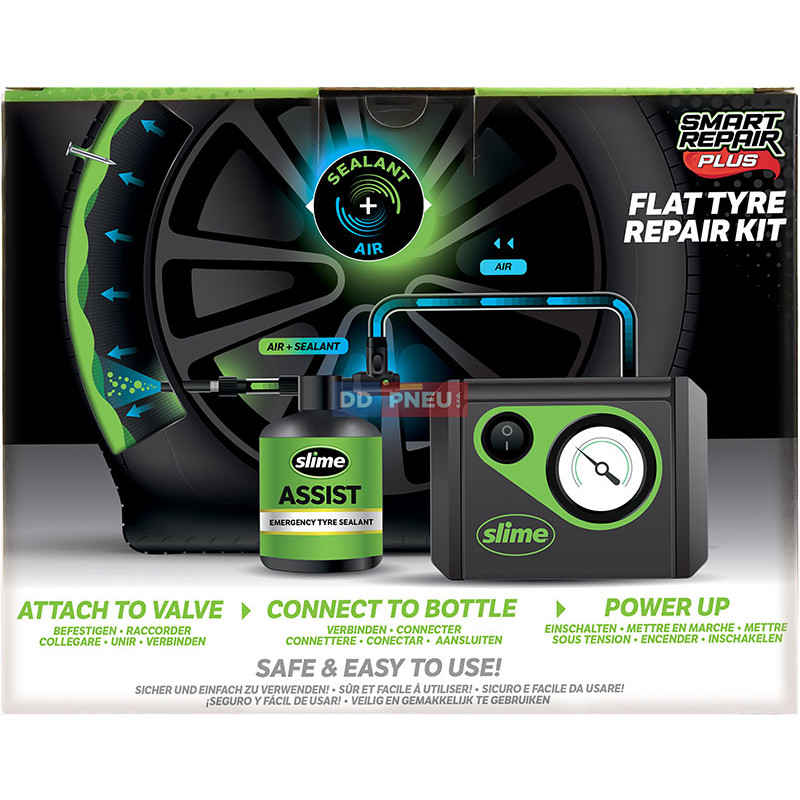 Opravná sada Slime Smart Repair Plus – pro defekty osobních vozů