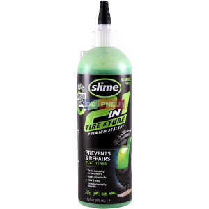 Opravný tmel pro duše a bezdušové pneu 2v1 SLIME – 473ml