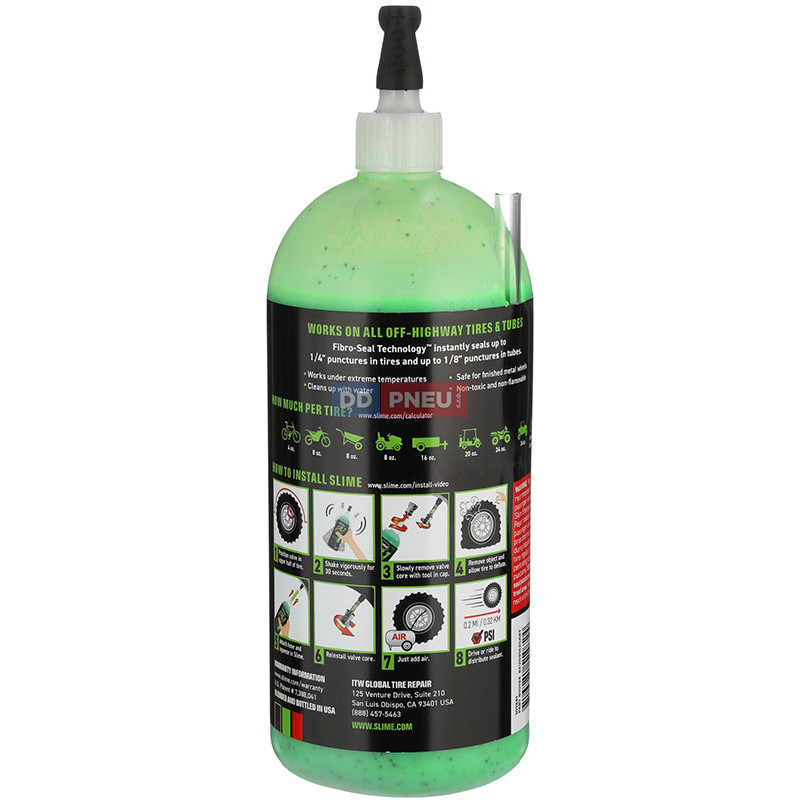 Opravný tmel pro duše a bezdušové pneu 2v1 SLIME – 946ml