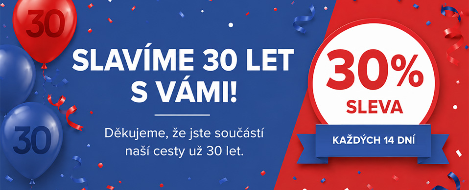 Slavíme 30 let s vámi